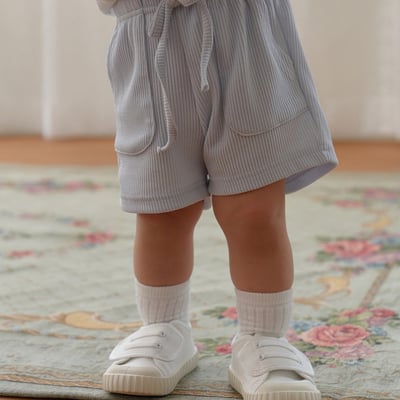 bebe nine23  (65cm-115cm) 3色抽繩口袋褲8