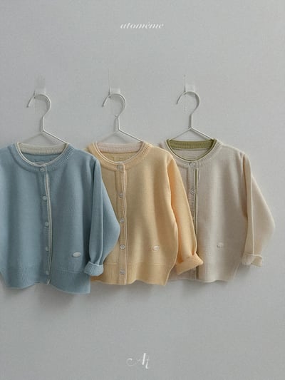 Atomeme22｜(70-110) 撞色針織開襟外套5