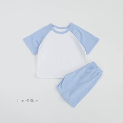 LIME&BLUE15｜(80-118cm)  糖果拼色運動服11