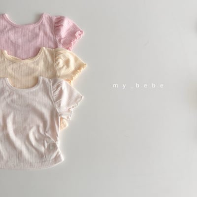 my_bebe37｜(80-120cm) 捲邊露背交叉上衣17