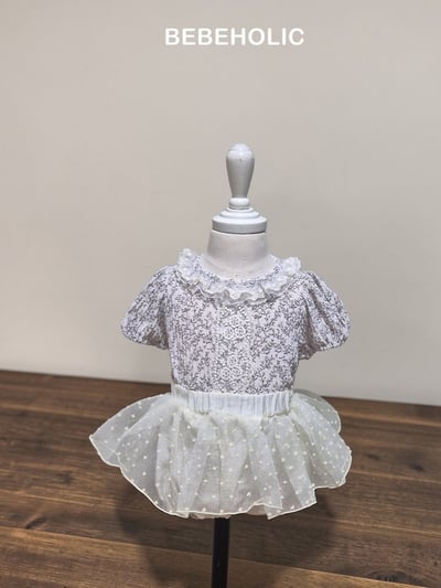 Bebe holic29｜(3m-18m) 松茸荷葉邊套裝7