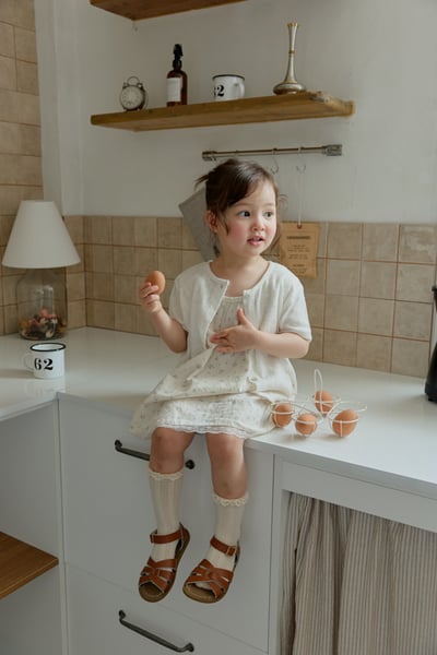 onu37｜(70cm-115cm) 針織短袖開襟外套7