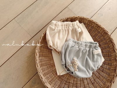 Valubebe25｜(65-80) 華夫格燈籠短褲1