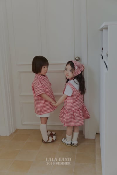 lala land42｜(75-120cm) 2色荷葉滾邊綁帶頭巾9