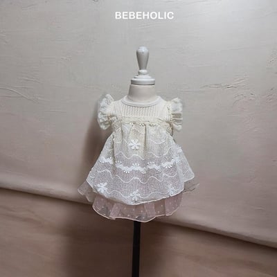 Bebe holic51｜(Free) 蝴蝶結蕾絲背心10