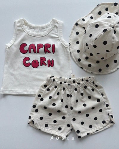 AOSTA57｜(6m-5y) 3款英文字母無袖背心16