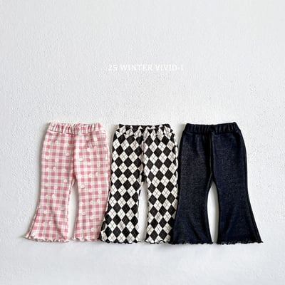 vivid21｜(78cm-125cm) 印花喇叭褲4