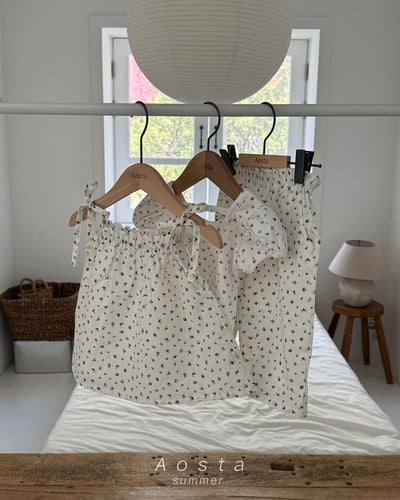 AOSTA36｜(6m-5y) 2款綁帶蝴蝶結上衣8