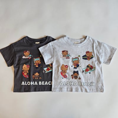 1st blue32｜(~93-118cm-mom) 曬黑HELLO KITTY印花上衣3