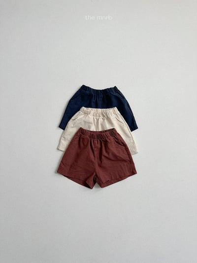 MiniRobe47｜(70-110) 素面簡約短褲7