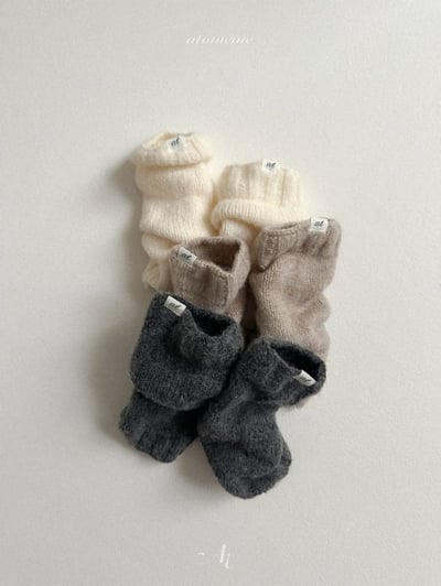 Atomeme39｜(70cm-110cm) 保暖針織襪套16