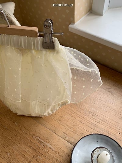 Bebe holic09｜(3m-18m) 爆米花蕾絲褲12