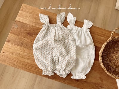 Valubebe 49｜(65-90cm) 褶邊翅膀吊帶服2