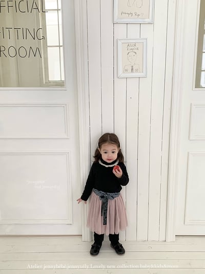 JE 396｜(73-110cm)  氣質蕾絲褲裙9