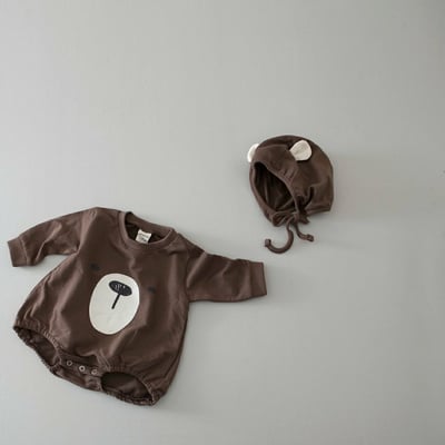 LEMONADE41｜(55cm-85cm) 2色小熊包屁衣含帽子19