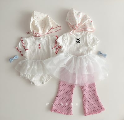 my_bebe13｜(58-72cm) 荷葉層次邊包屁衣8