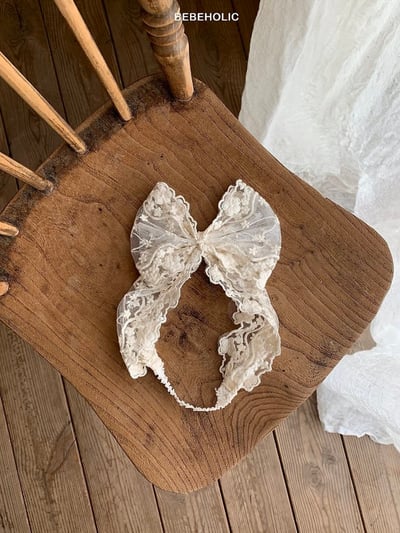 Bebe holic56｜(Free) 鏤空蝴蝶結髮帶3