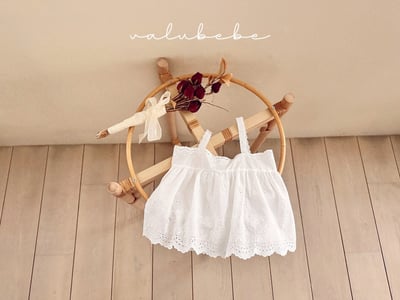 Valubebe62｜(65-90) 刺繡小花洋裝7