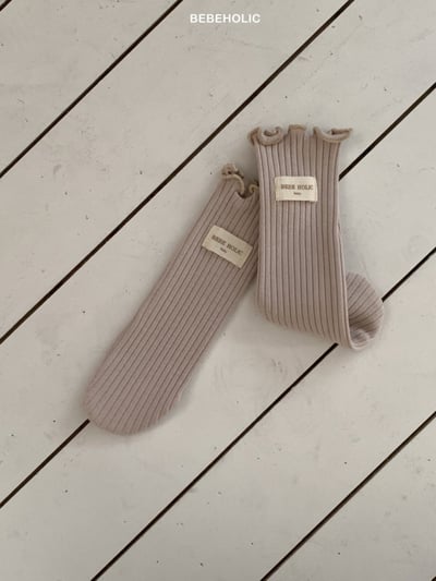 Bebe holic14｜(3m-18m) 木耳滾邊無根襪8