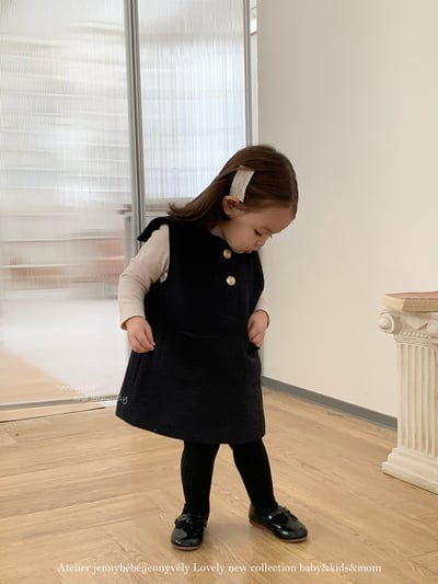 JE 649｜(80-110cm)  洋氣小香風背心裙13