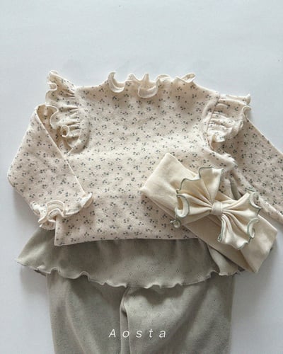 AOSTA19｜(6m-5y) 滾邊蝴蝶結髮帶13