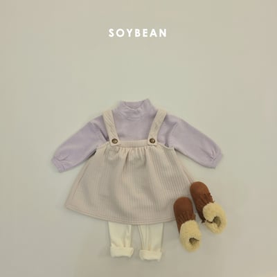 Soybean04｜(75cm-118cm) 素面內刷毛緊身褲15