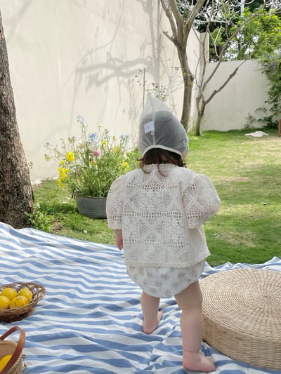 JE35｜(66-130cm) 抓皺碎花包屁衣/洋裝19