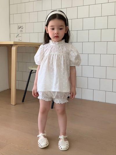 JE40｜(80-120cm) 刺繡小花套裝15