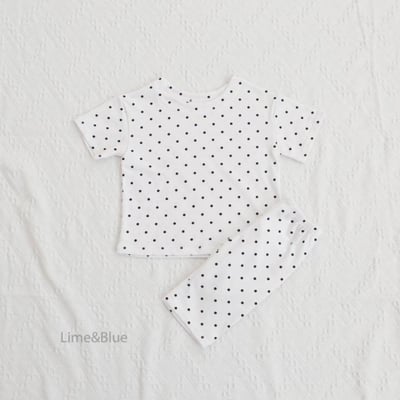 LIME&BLUE29｜(80-118cm MOM-DAD)  明星波點親子套裝18