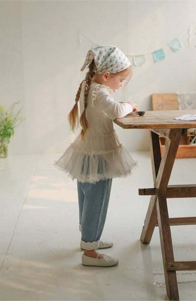 FLO01｜(free) 9色法式鄉村頭巾圍巾5