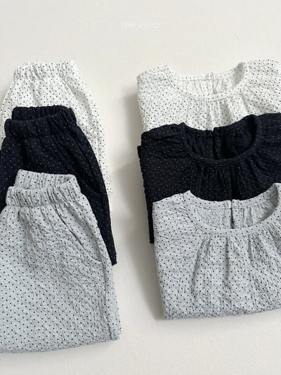 MiniRobe11｜(70-110) 抓皺無袖波點上衣10