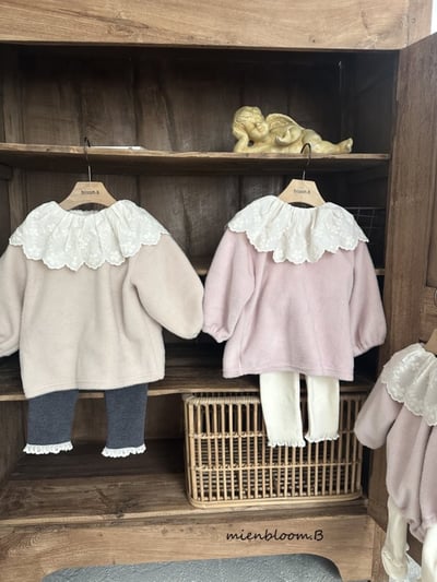 Bloom.b20｜(0m-24m/85cm-125cm) 天鵝絨蕾絲內搭褲9