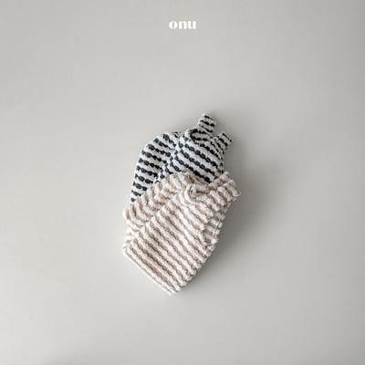 onu 14｜(70cm-115cm) 絨毛條紋連身褲5