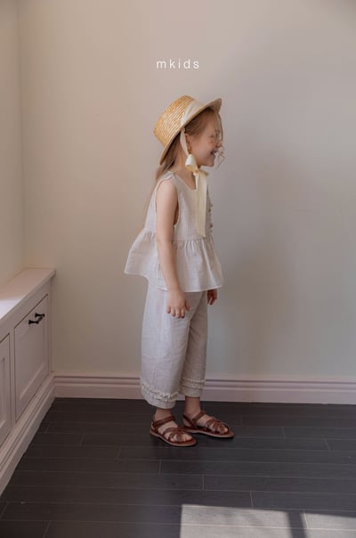 M-KIDS22｜(65-115cm) 條紋傘狀設計背心16