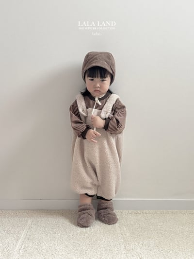 lala land12｜(60cm-83cm) 2色刷毛吊帶褲4