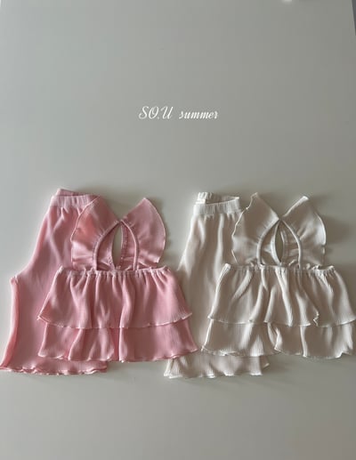 SO.U22｜(6m-4y) 荷葉細條套裝1