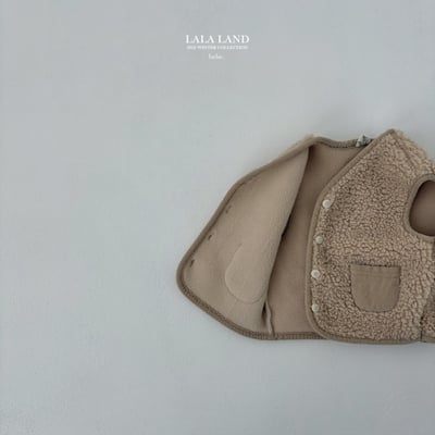lala land11｜(60cm-83cm) 2色口袋刷毛背心2