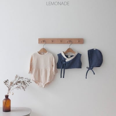 LEMONADE24｜(55cm-85cm) 2色韓服套裝含帽子19