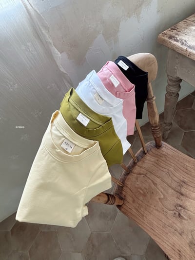 Azalea03｜(78-118cm) 素色圓領上衣3