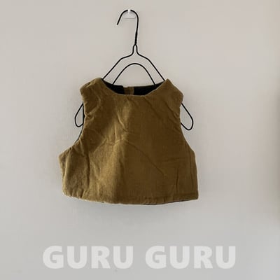 GURU GURU15｜(6m-24m) 4色燈芯絨刷毛背心9