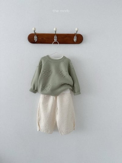 MiniRobe52｜(70-110) 愛心針織衫上衣13