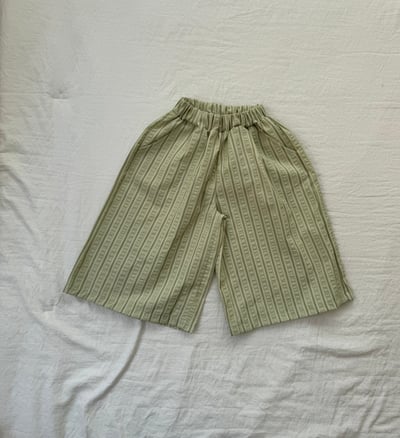 LePetitmot10｜(80-125cm) 線條寬腿長褲4