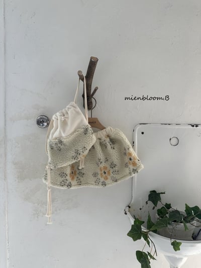 Bloom.b41｜(85cm-125cm) 花卉刷毛褲裙11