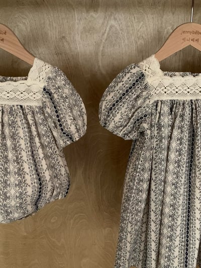 JE55｜(66-130cm) 波西米亞風蕾絲領包屁衣/洋裝14