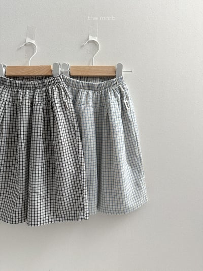 MiniRobe09｜(70-110) 格紋直筒長褲8