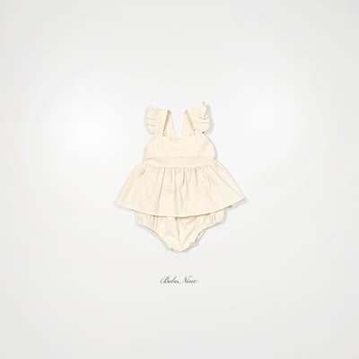 bebe nine37  (6m-24m) 3色小荷葉蛋糕套裝7