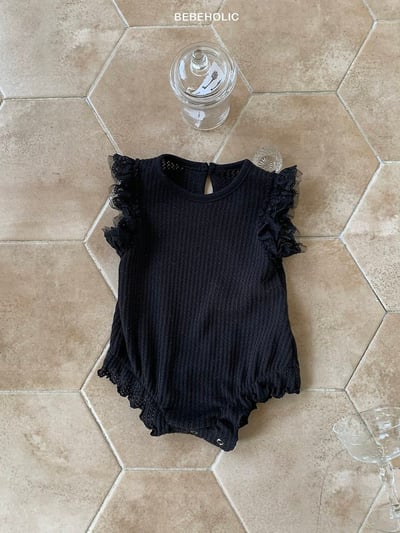 Bebe holic28｜(3m-18m) 透氣蕾絲無袖連身服9