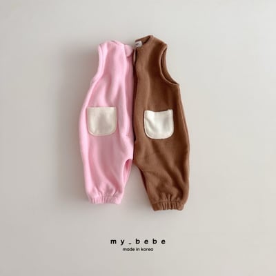 my_bebe31｜(-12m-5y) 內刷毛背心拉鍊連身褲13