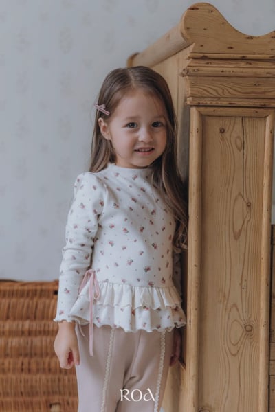 ROA22｜(80cm-120cm) 2色蕾絲蛋糕裙擺上衣12