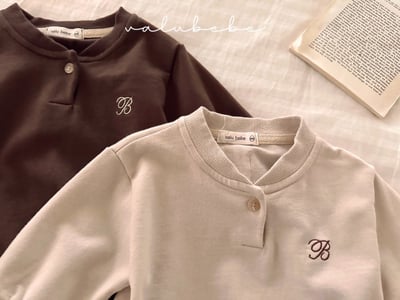 Valubebe32｜(65-80) B英字包屁衣11